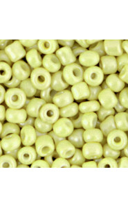 Seed beads 6/0 (4mm) Luminary green